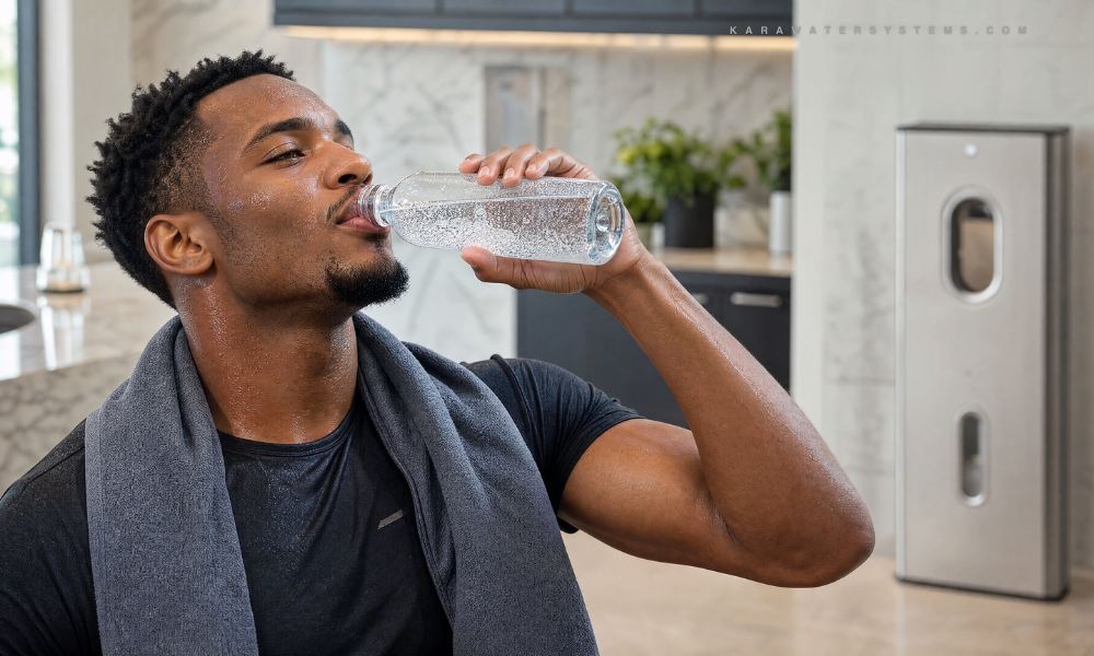 Clean healthy water produced from air by Kara Pure 2